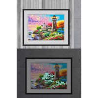 Vuurtoren Glow In the Dark 30x40cm